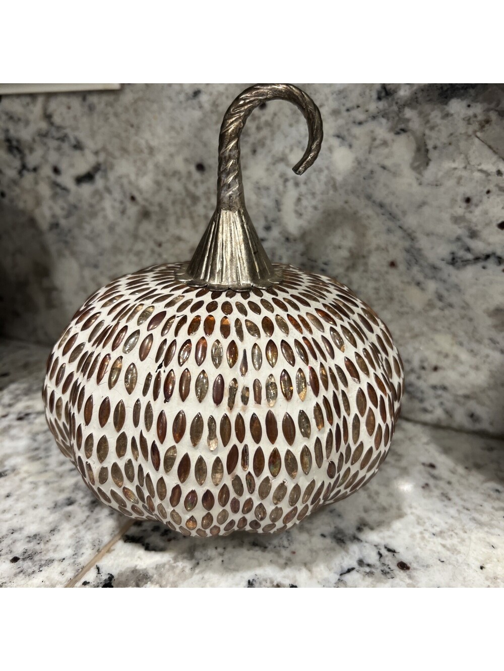 Pottery Barn Mosaic Pumpkin . Excellent Condition